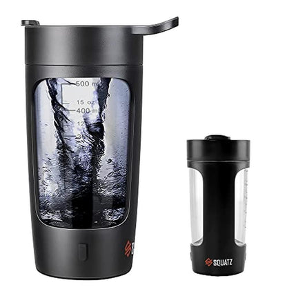 Squatz Electric Shaker Bottle – Front View