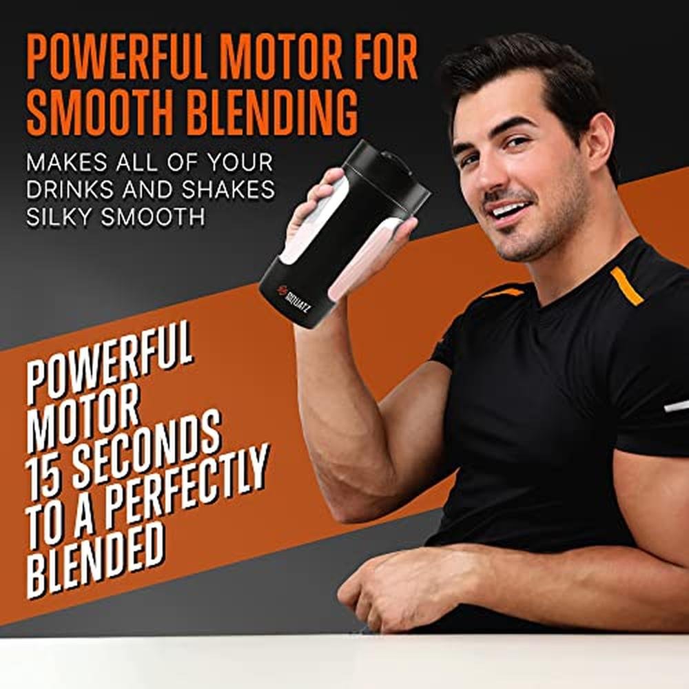 Squatz Electric Shaker Bottle – Close-up Detail
