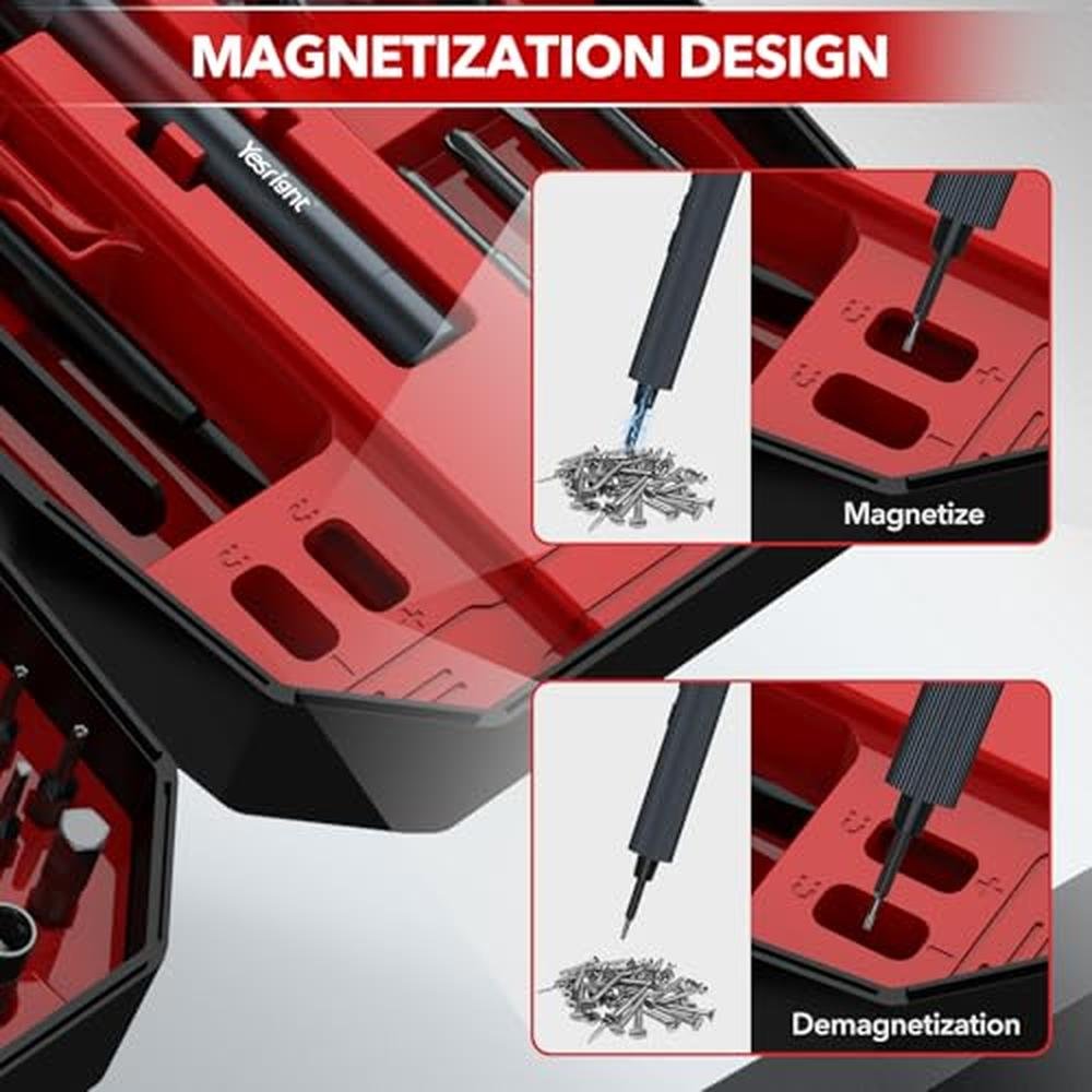 Screwdriver Set: YesRight Mini Electric 155-in-1 Small – In Use