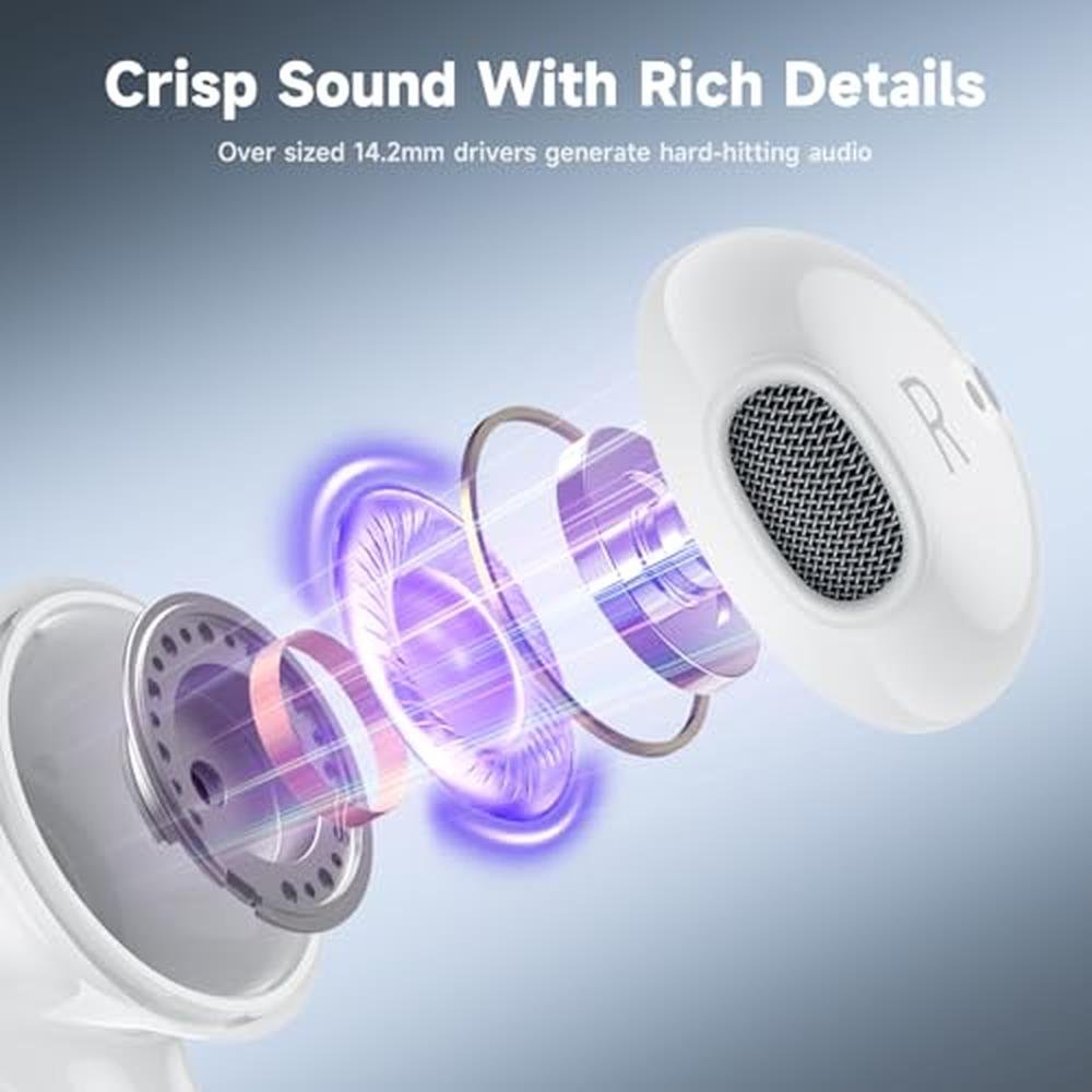 iPhone Headphones: USB C Earbuds for iPhone 16 – Side View