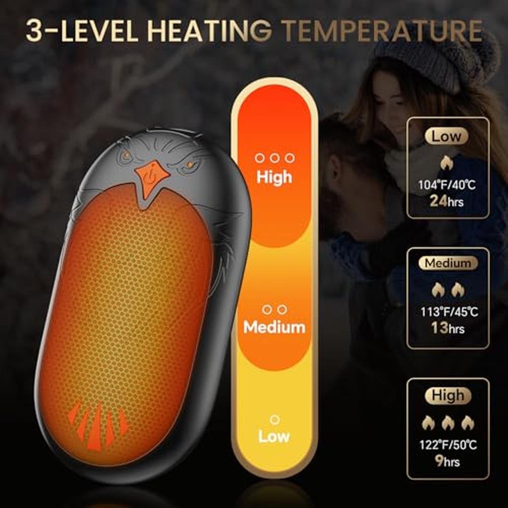 Hand Warmers: Magnetic Rechargeable 2 Pack Electric Hand – Close-up Detail