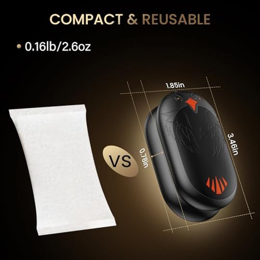 Hand Warmers: Magnetic Rechargeable 2 Pack Electric Hand – Packaging