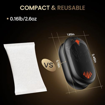 Hand Warmers: Magnetic Rechargeable 2 Pack Electric Hand – Packaging