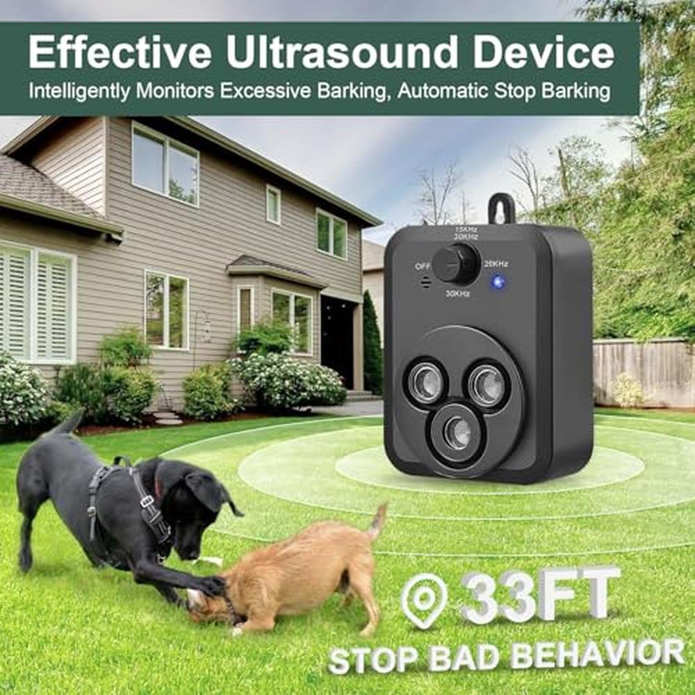 Barking Dog Control: Anti Barking Device Auto Dog Barking – Side View