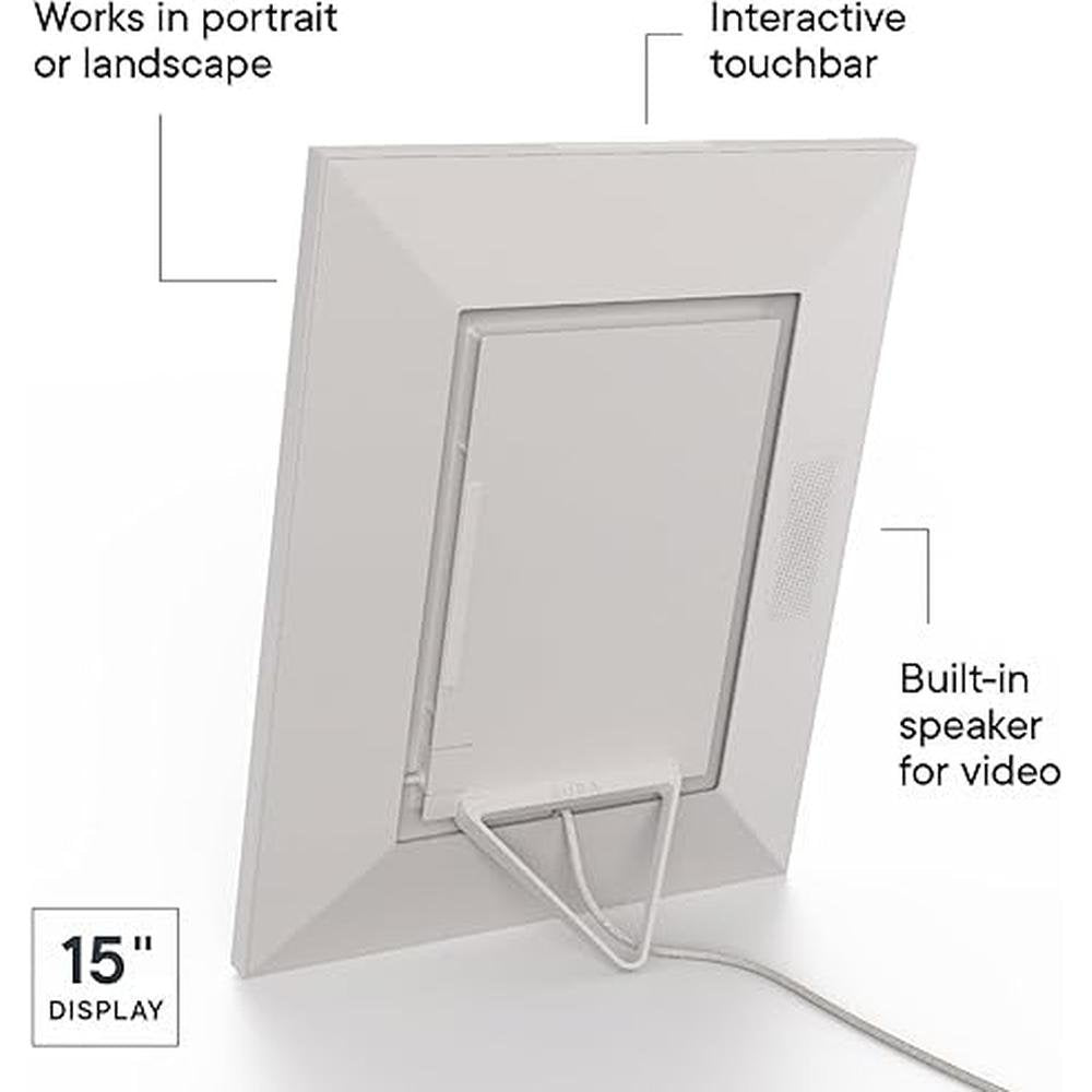 Aura Digital Frame: Aura Walden 15 WiFi Digital Picture – In Use