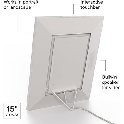 Aura Digital Frame: Aura Walden 15 WiFi Digital Picture – In Use