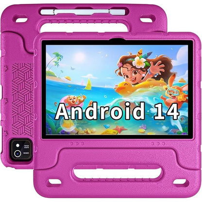 Kids Tablet: Android 14 Tablet 10 Inch Kids Tablets with – Front View