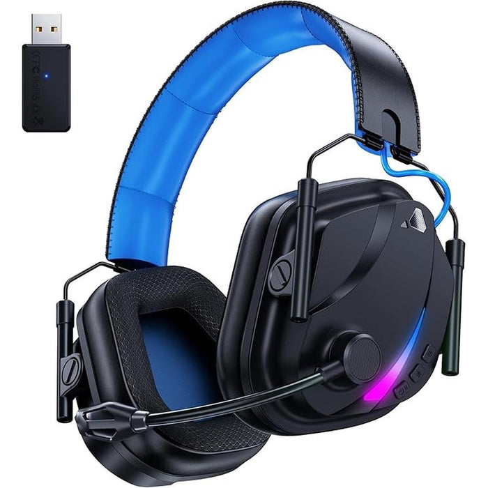HW12 Wireless Gaming Headset with Microphone 2.4GHz – Front View