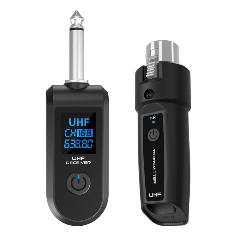 TAVOSOP Upgrade 2.4GHZ Wireless XLR Transmitter and Receiver – Front View