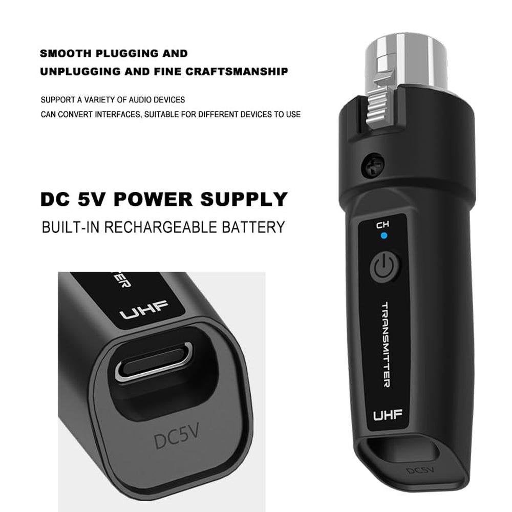 Upgrade 4GHz: Wireless XLR Transmitter and Receiver – In Use