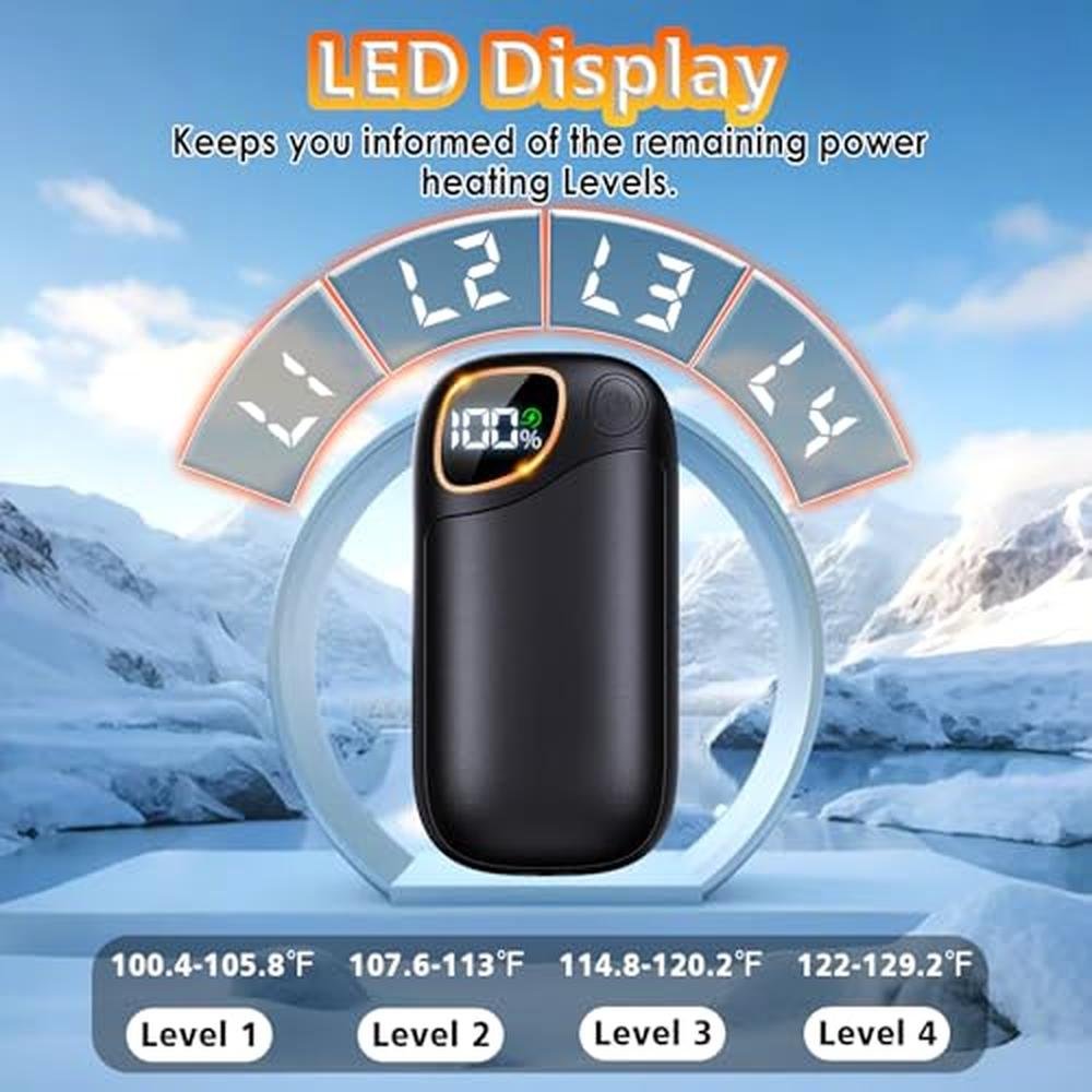 Hand Warmers: Rechargeable Electric Hand Warmers 2-Pack – Side View