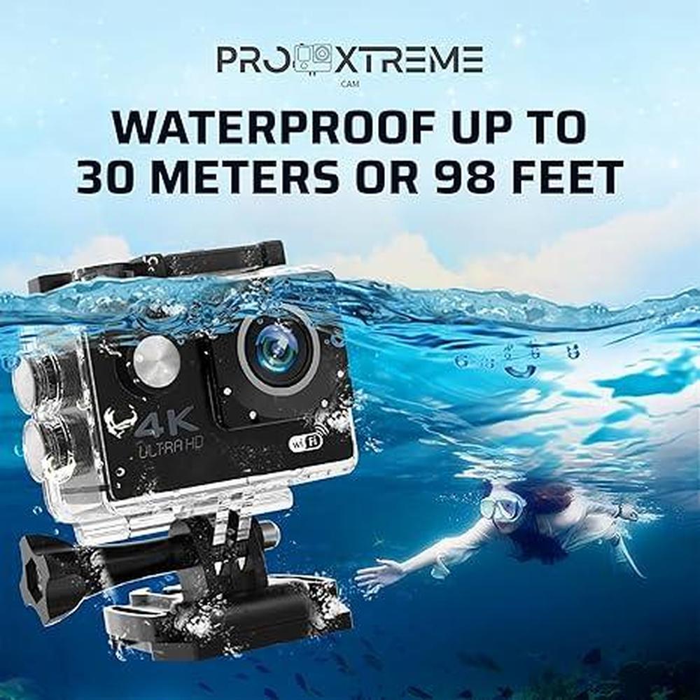 Pro Xtreme 4K Action Camera: Ultra HD Waterproof Camera – Close-up Detail