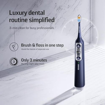 Electric Toothbrush with Water Flosser for Adults – Close-up Detail