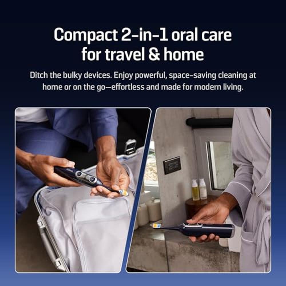Electric Toothbrush with Water Flosser for Adults – Packaging
