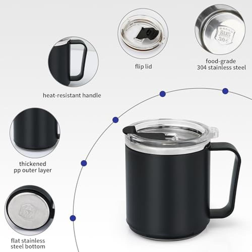 Coffee Warmer: VOBAGA Electric Coffee Cup Warmer with 15oz – Side View