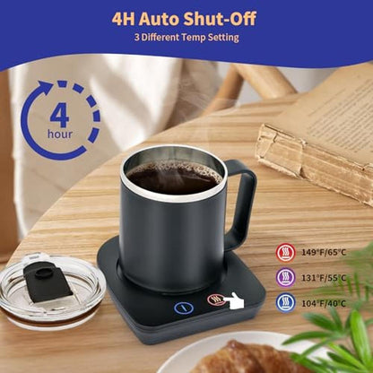 Coffee Warmer: VOBAGA Electric Coffee Cup Warmer with 15oz – Close-up Detail