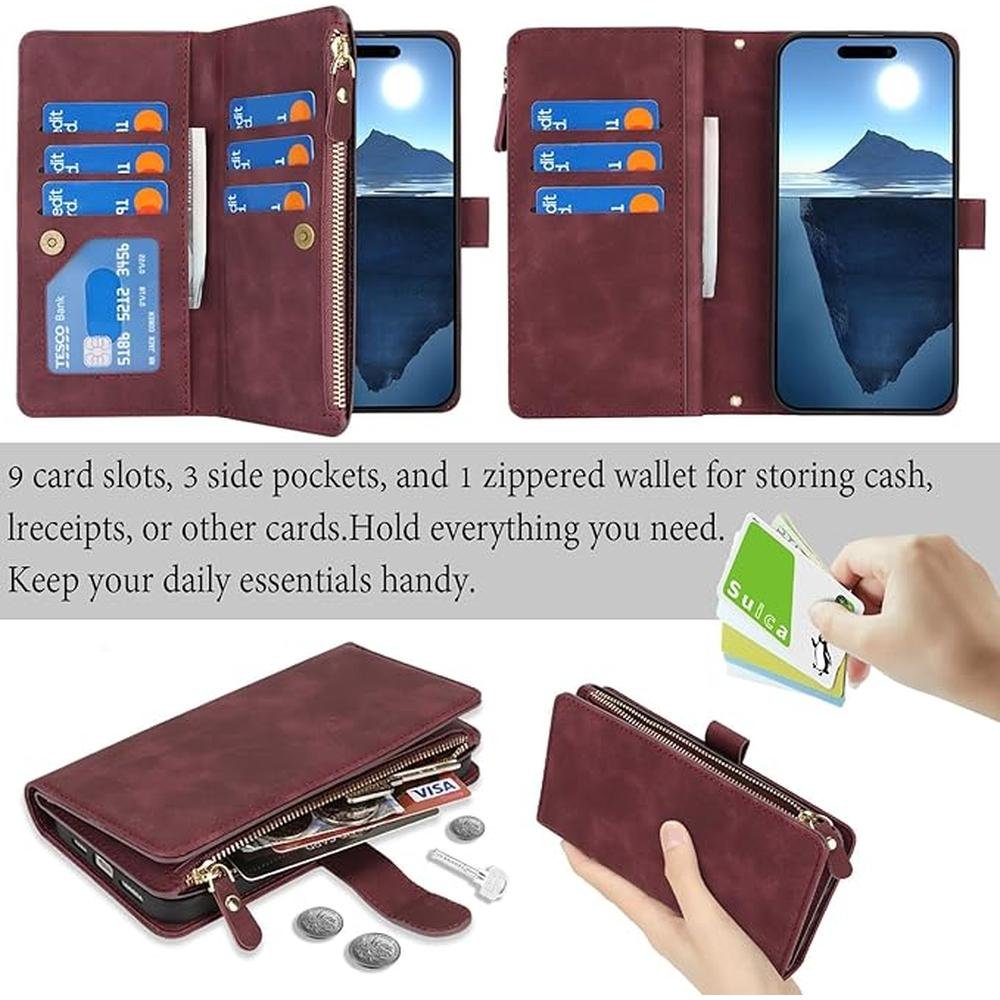 Case iPhone 16 5G: Jaorty Fit Wallet Case with Strap – Packaging