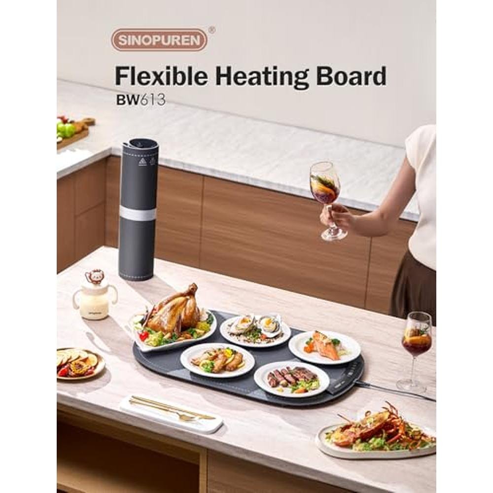Warming Sinopuren: Sinopuren Electric Food Warming Mat Fast – Side View