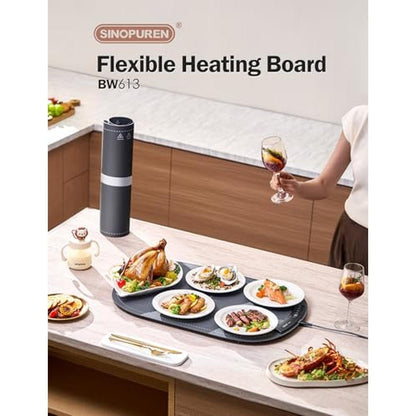 Warming Sinopuren: Sinopuren Electric Food Warming Mat Fast – Side View