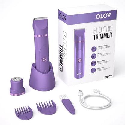 Trimmer Olov: OLOV Electric Body Hair Trimmer Groin Trimmer – Side View