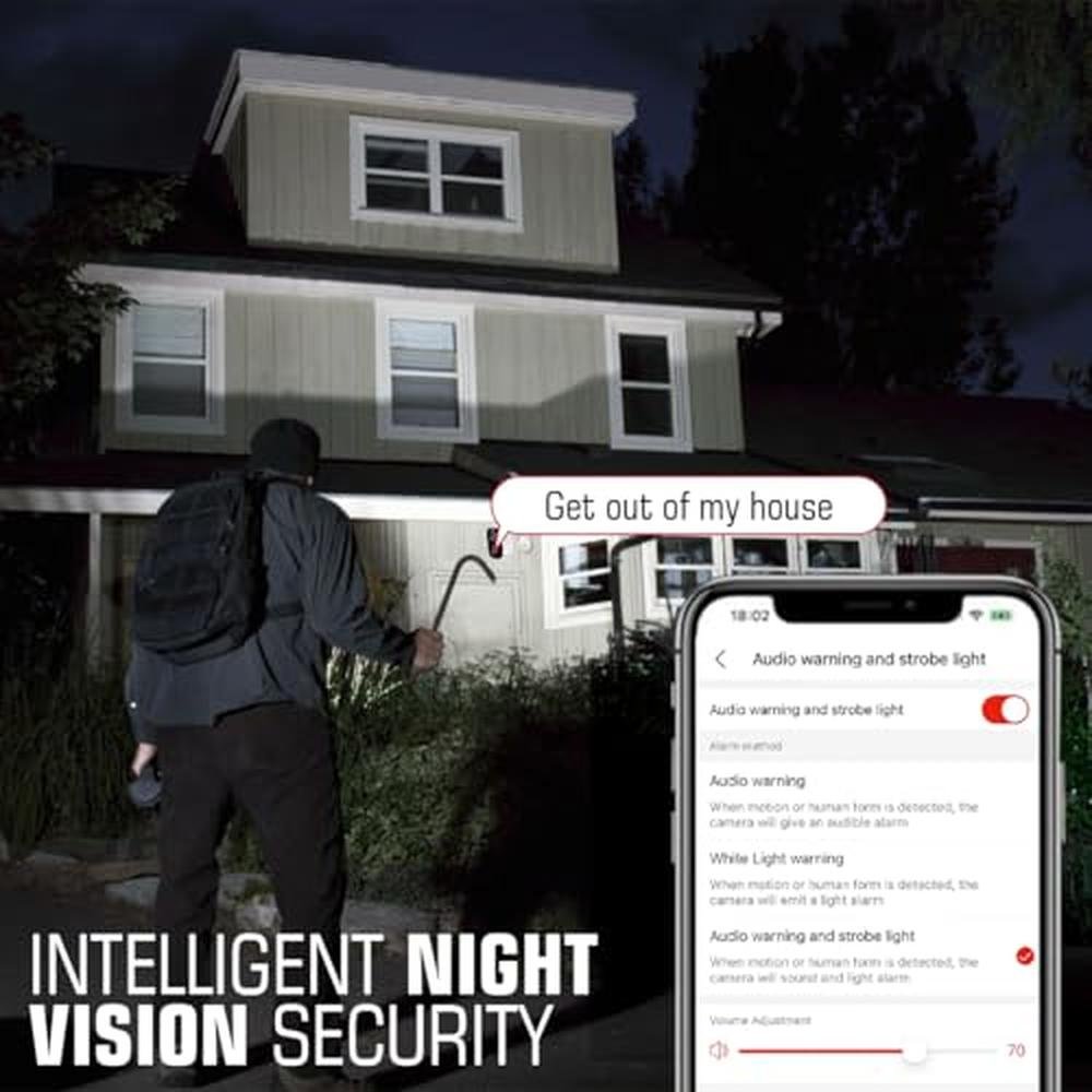Security Outdoor: XCAVE Wireless Outdoor Security Cameras – In Use