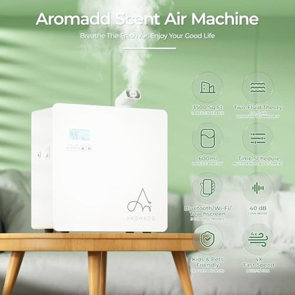 Premium Grade Whole House Aroma Diffuser – Side View