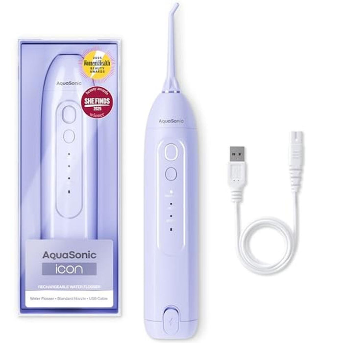 AquaSonic Icon Water Flosser: Cordless Rechargeable Oral – Front View