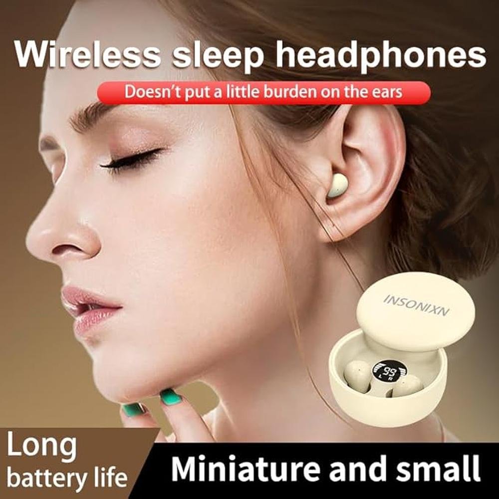 SK26 Sleep Earbuds for Sleeping Invisible Headset – In Use