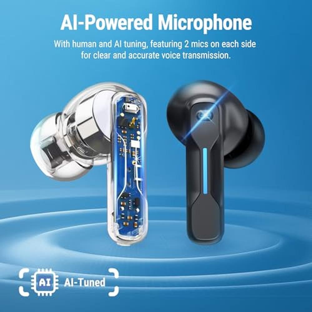 Middle Rabbit SW5 Wireless Gaming Earbuds with Mic – In Use