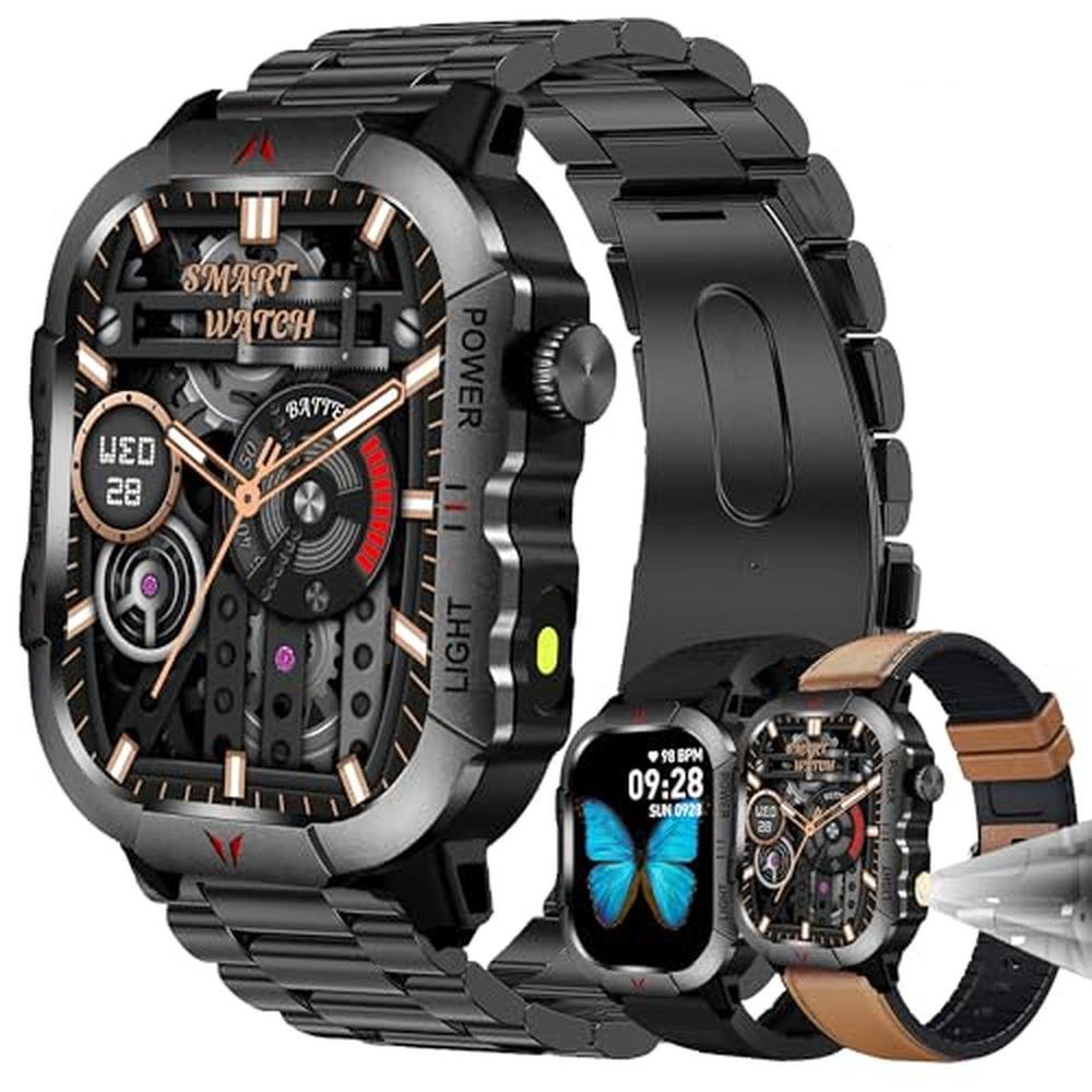 Smartwatch AMOLED: 2.01 AMOLED Smart Watch for Men – Front View