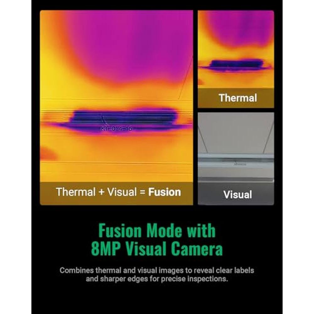 HSFTOOLS P2W 640x480 Super Resolution Thermal Camera with – Side View