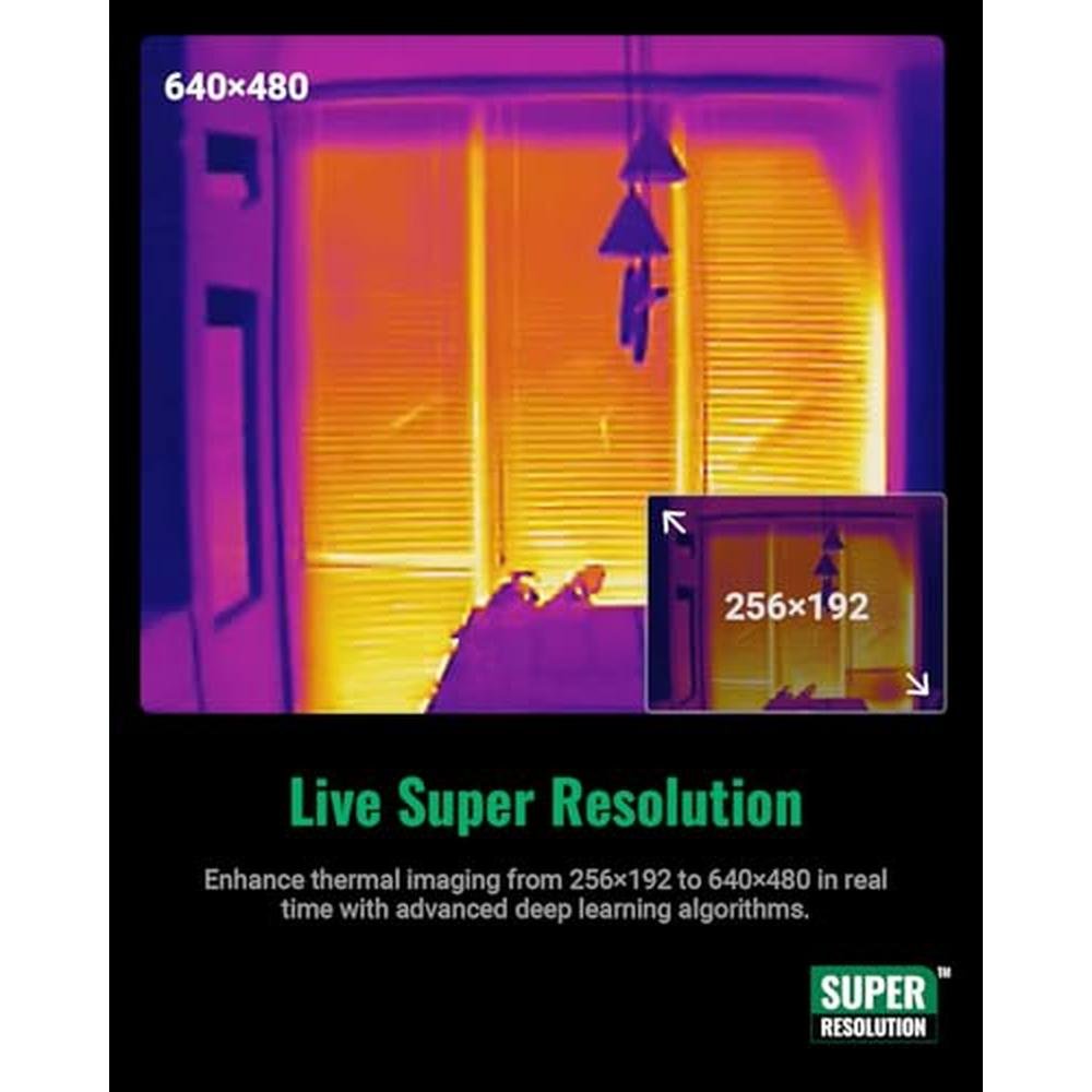 HSFTOOLS P2W 640x480 Super Resolution Thermal Camera with – Close-up Detail