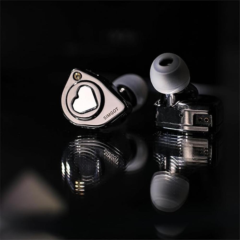 Linsoul SIMGOT EW300 1DD+1Planar+1PZT Hybrid Driver in Ear – Close-up Detail