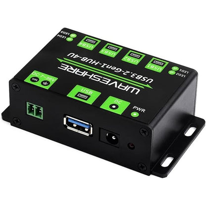 4-Ch USB 3.2 Gen1 HUB for Windows – Side View