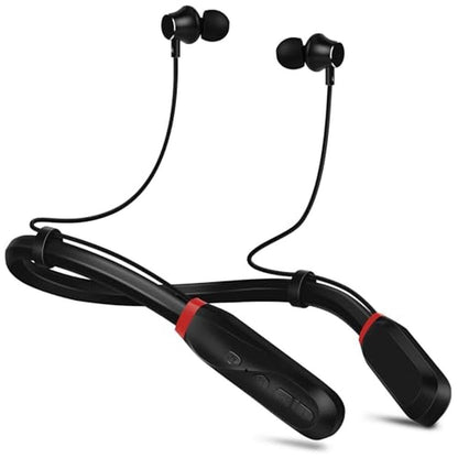 Neckband Headphones: TERUBIN Bluetooth 200H Long Playtime – Front View