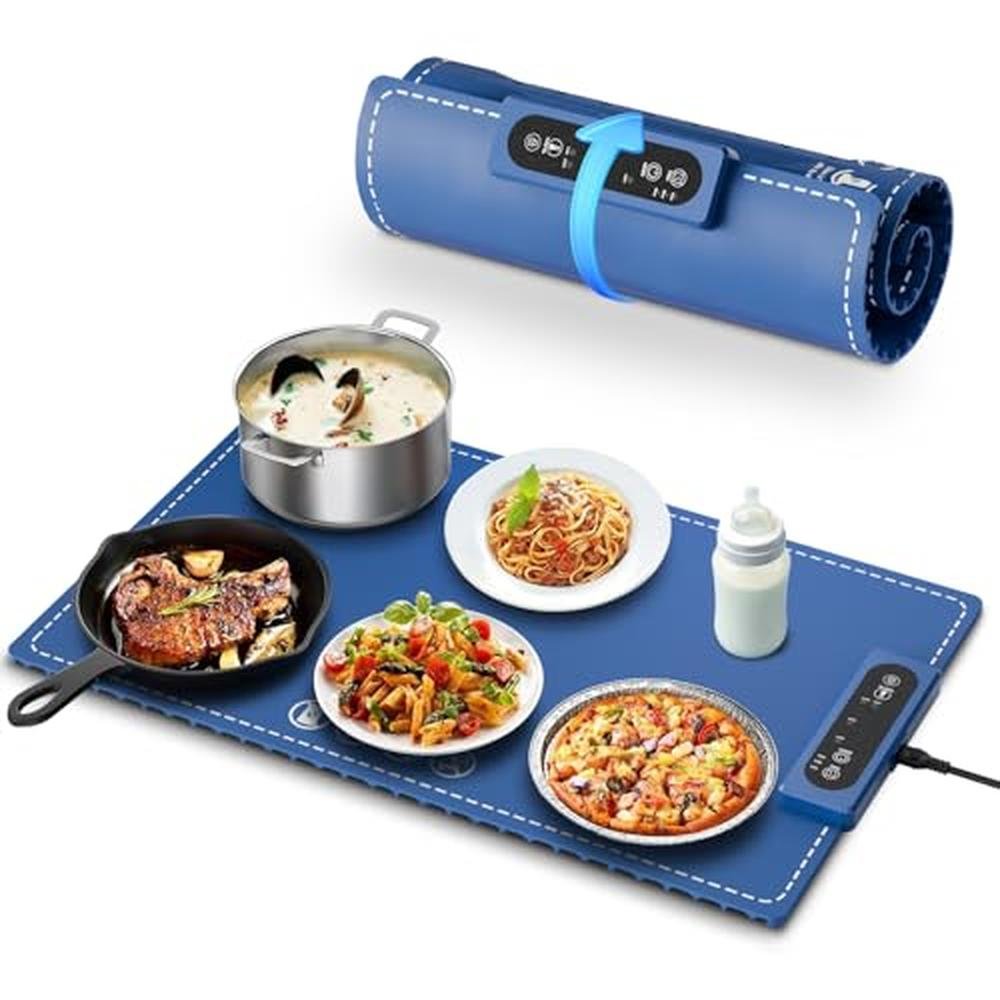 Electric Food Warmer: Premium Silicone Nano-Material – Front View
