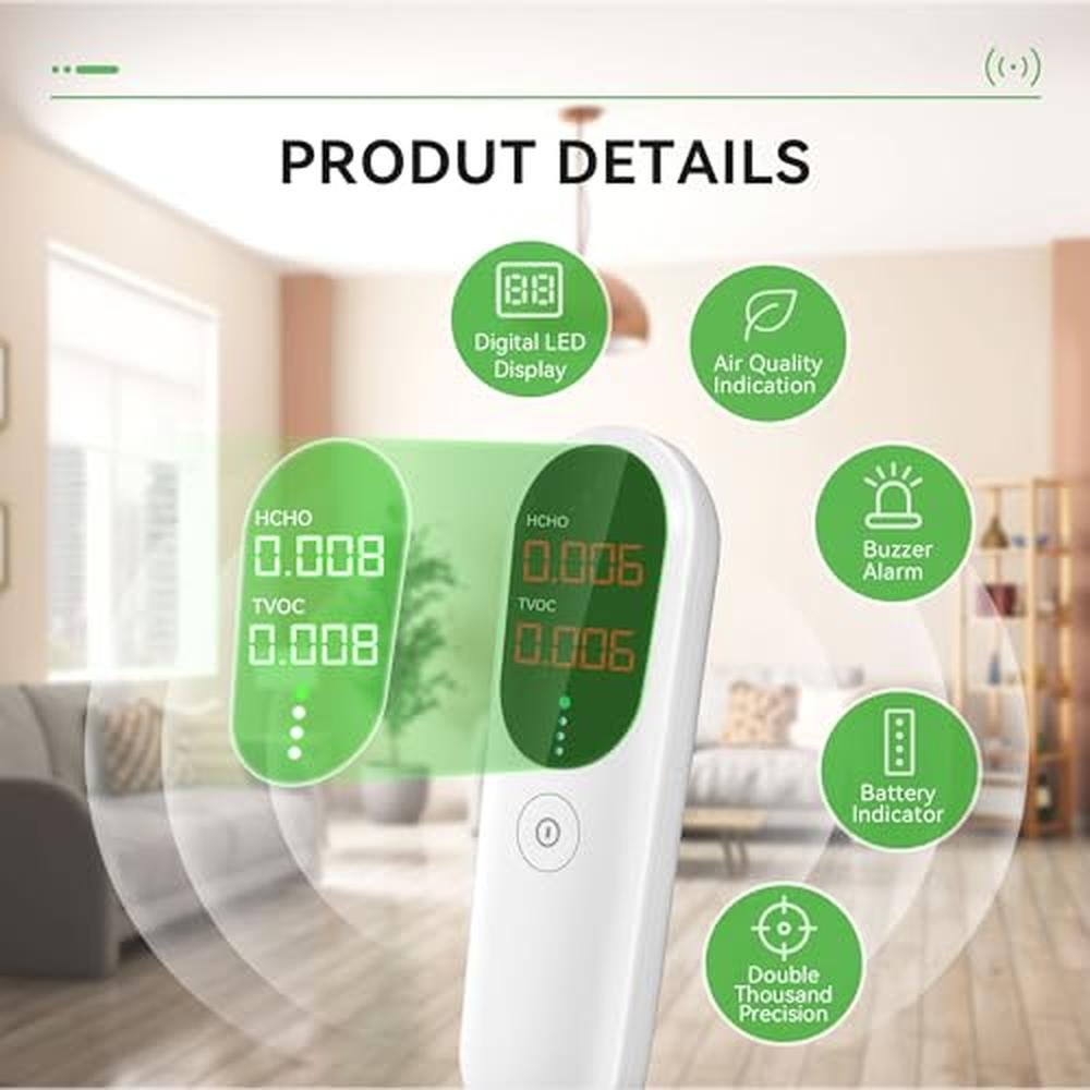 Air Quality Monitor: Indoor Formaldehyde Detector – In Use