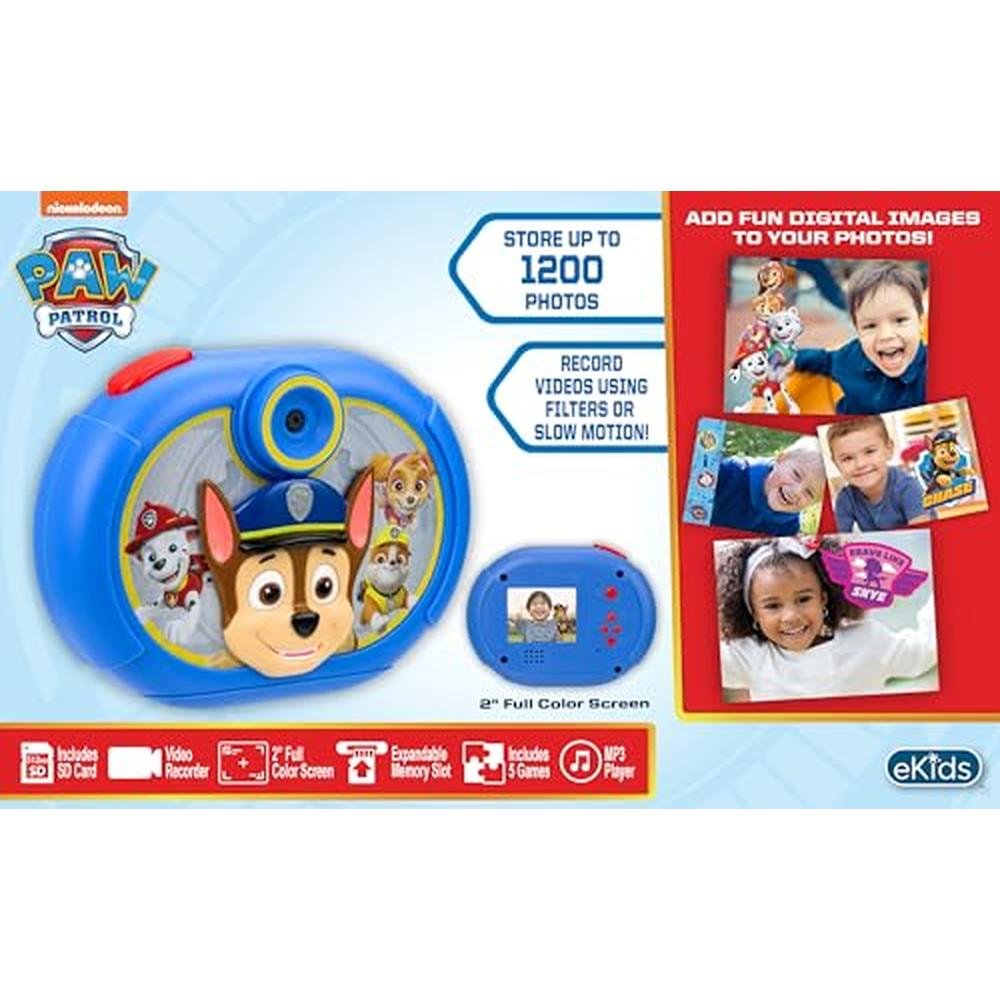 Kids Camera with SD Card: ekids Paw Patrol Digital Camera – Close-up Detail