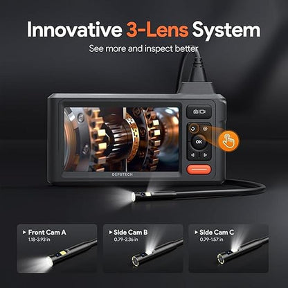 Camera Depstech: DEPSTECH 50ft Sewer Camera 1080P HD Triple – Packaging