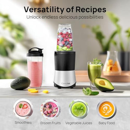 Consciot CB08: 11-Piece Blender Set with Stainless Steel – In Use