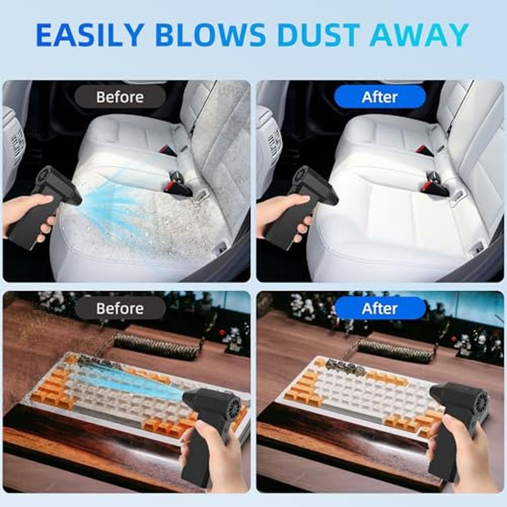 Dust Bros: JM-BROS Electric Compressed Air Duster 130000rpm – In Use