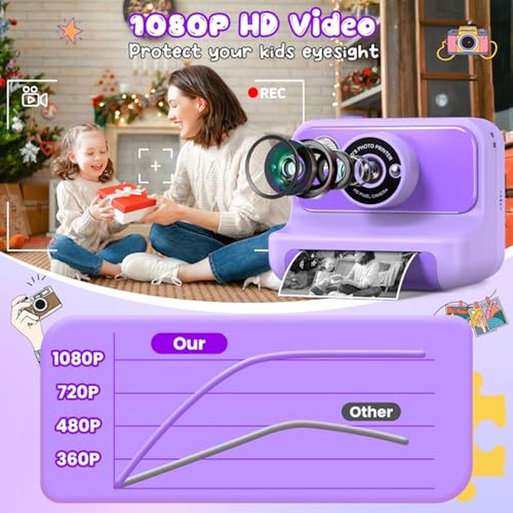 Instant Print Cameras for Kids – Close-up Detail