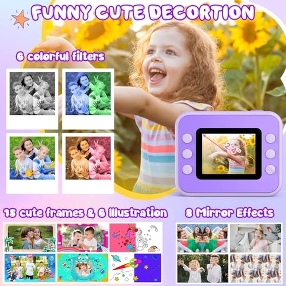 Instant Print Cameras for Kids – In Use