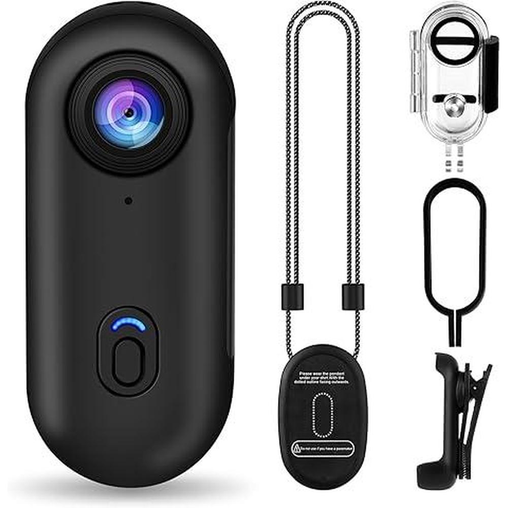 Camera Thumb: i3 4K Thumb Action Camera Tiny Size Mount – Front View