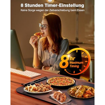 Food Warming Mat: iTRUSOU 27.5x16 Electric Warming Tray – In Use