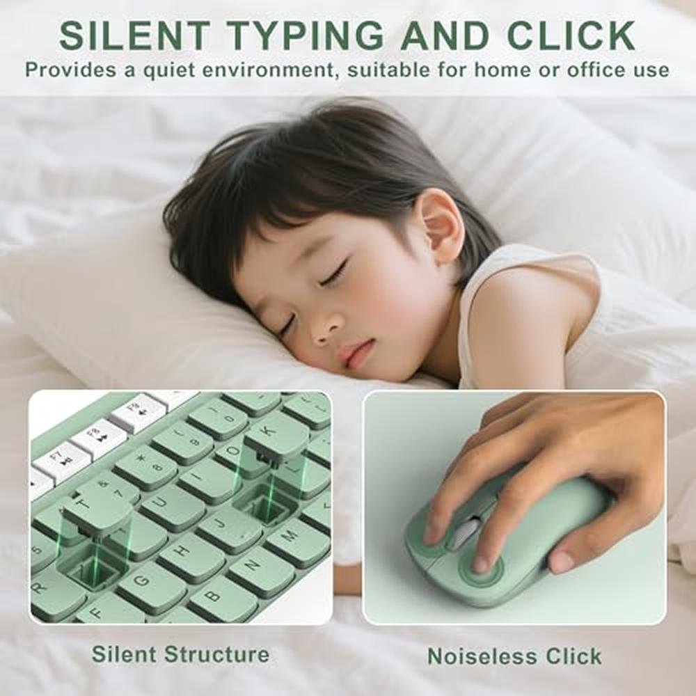 Wireless Keyboard Mouse Combo – Close-up Detail