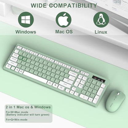 Wireless Keyboard Mouse Combo – In Use