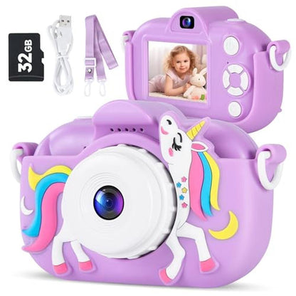 Premium Digital Cameras for Kids Age 3-8 – Front View