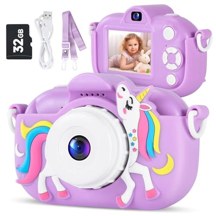 Premium Digital Cameras for Kids Age 3-8 – Front View