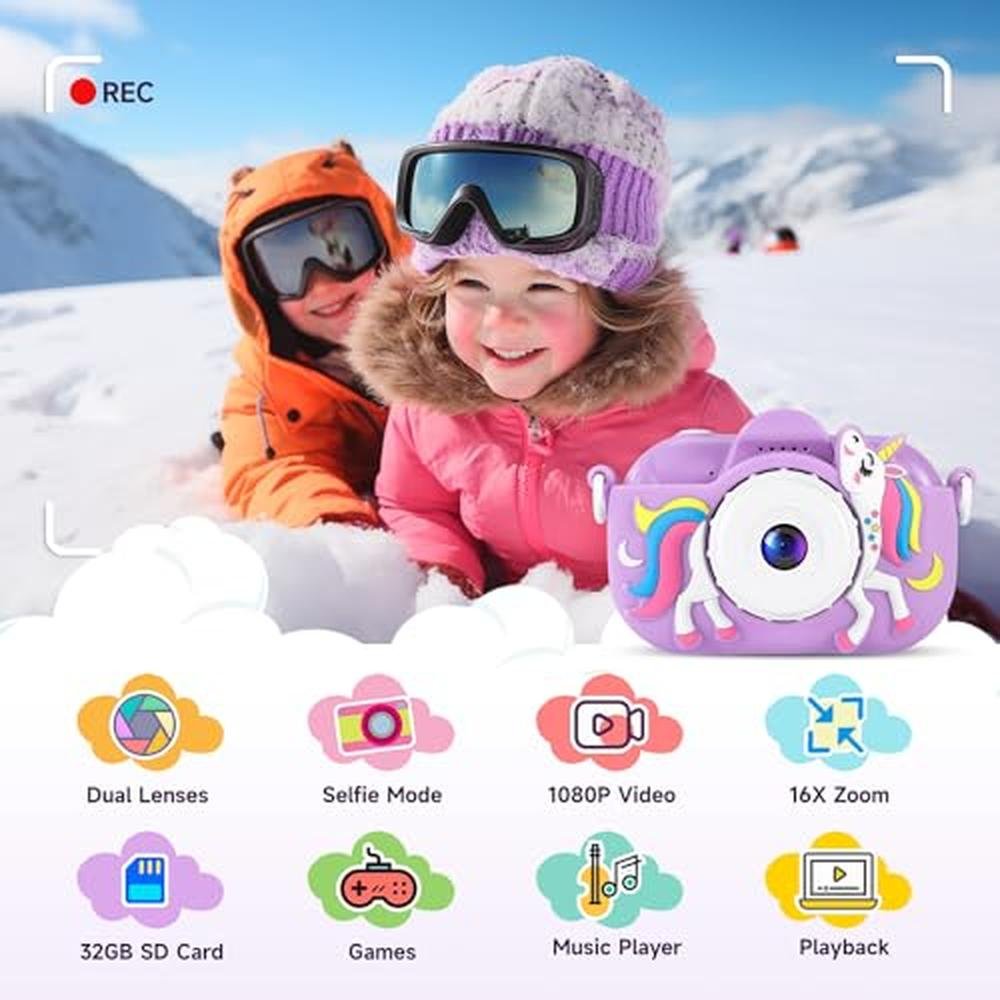 Premium Digital Cameras for Kids Age 3-8 – Close-up Detail